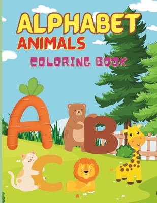 Book cover for Cute Animal Coloring book for Kids