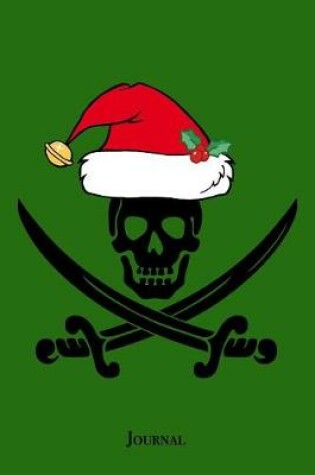 Cover of Christmas Pirate Santa Claus Journal