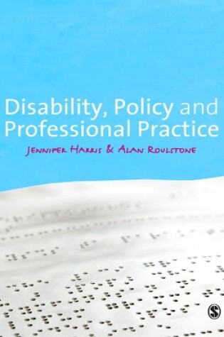 Cover of Disability, Policy and Professional Practice