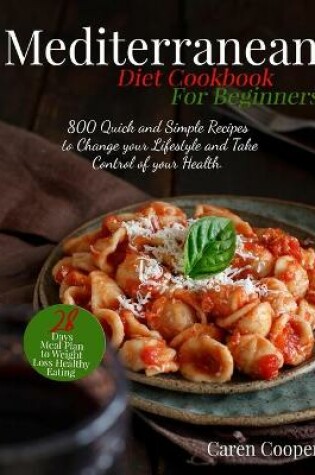 Cover of Mediterranean Diet Cookbook for Beginners