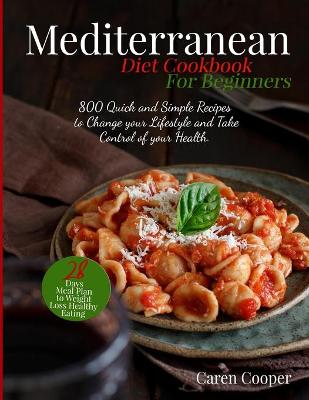 Book cover for Mediterranean Diet Cookbook for Beginners