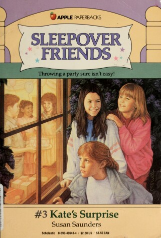 Book cover for Sleepover Friends #03: Kate's Suprise