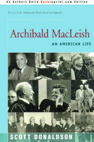 Cover of Archibald MacLeish