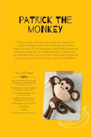 Cover of Patrick the Monkey Soft Toy Pattern