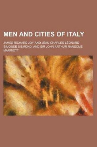 Cover of Men and Cities of Italy