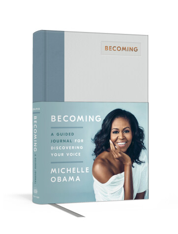 Book cover for Becoming: A Guided Journal for Discovering Your Voice