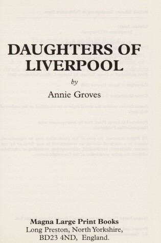 Cover of Daughters Of Liverpool