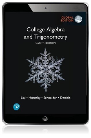 Cover of College Algebra and Trigonometry, Global Edition