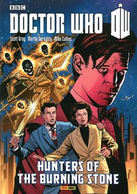 Book cover for Doctor Who: Hunters of the Burning Stone