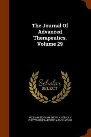 Cover of The Journal of Advanced Therapeutics, Volume 29