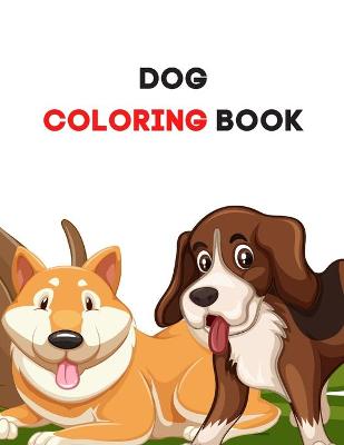 Book cover for Dog Coloring Book