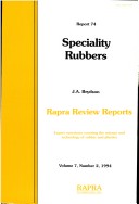 Book cover for Speciality Rubbers