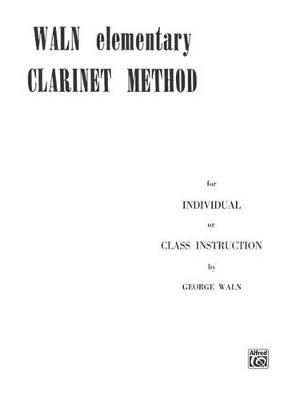 Cover of Waln Elementary Clarinet Method