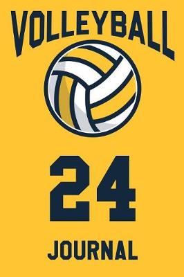 Book cover for Volleyball Journal 24