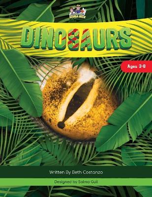 Book cover for Dinosaur Activity Workbook for Kids Ages 3-8