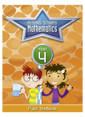 Book cover for Rising Stars Mathematics Year 4 Textbook