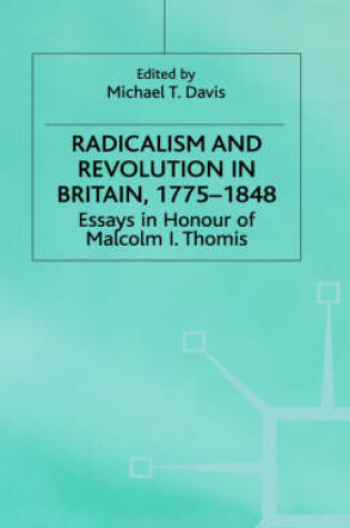 Cover of Radicalism and Revolution in Britain, 1775-1848
