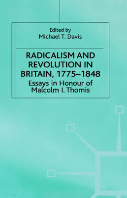 Book cover for Radicalism and Revolution in Britain, 1775-1848