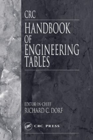 Cover of CRC Handbook of Engineering Tables