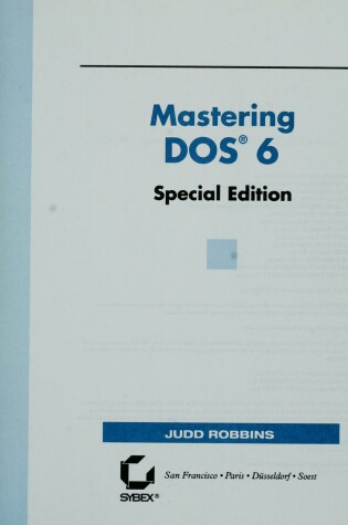 Cover of Mastering DOS 6 Special Edition
