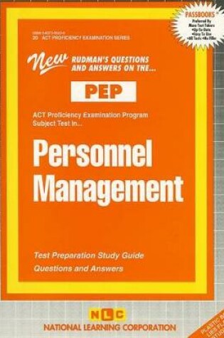 Cover of PERSONNEL MANAGEMENT (HUMAN RESOURCE)