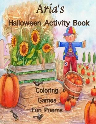 Book cover for Aria's Halloween Activity Book