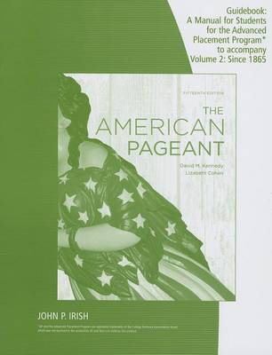 Book cover for The American Pageant Guidebook, Volume 2
