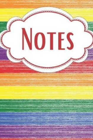Cover of Rainbow Pride College-Ruled Lined Notebook
