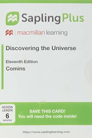 Cover of Saplingplus for Discovering the Universe (Single Term Access)