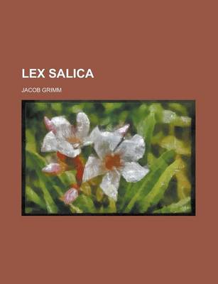 Book cover for Lex Salica