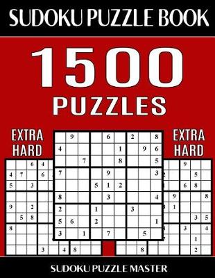 Book cover for Sudoku Puzzle Master Book, 1,500 Extra Hard Puzzles