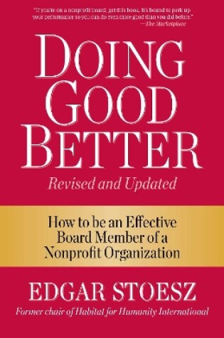 Cover of Doing Good Better