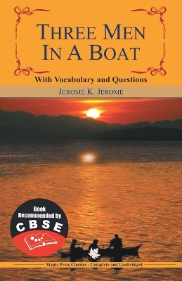 Book cover for Three Men in a Boat with Vocabulary & Questions