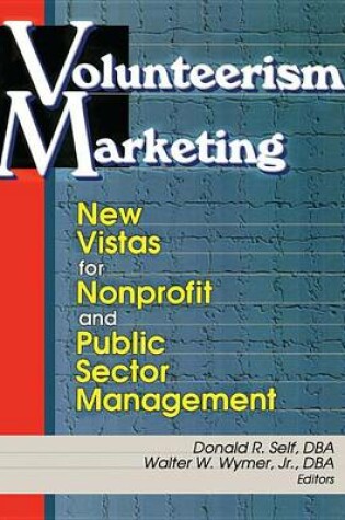 Cover of Volunteerism Marketing