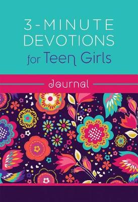 Book cover for 3-Minute Devotions for Teen Girls Journal