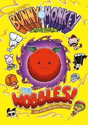 Book cover for Bunny vs Monkey 4: The Wobbles