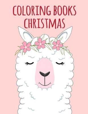 Book cover for coloring books christmas
