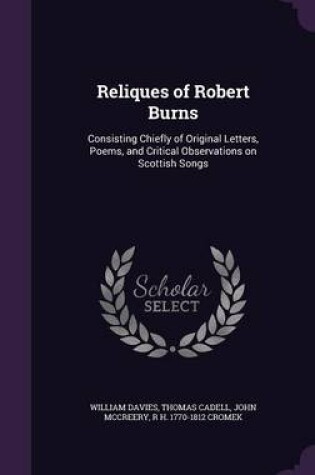 Cover of Reliques of Robert Burns