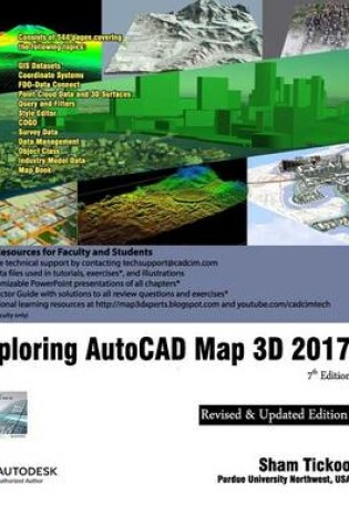 Cover of Exploring AutoCAD Map 3D 2017