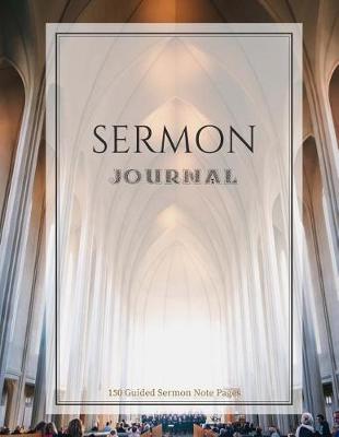 Book cover for Sermon Journal Guided Notebook