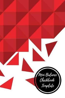 Book cover for Mini Balance Checkbook Template