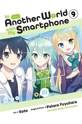 Book cover for In Another World with My Smartphone, Vol. 9 (manga)