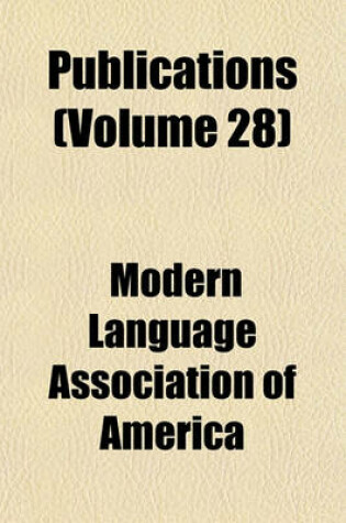 Cover of Publications (Volume 28)