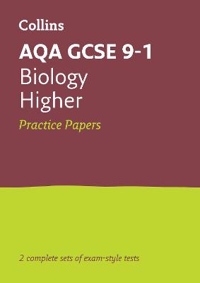 Book cover for AQA GCSE 9-1 Biology Higher Practice Papers