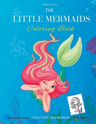 Book cover for The Little Mermaids Coloring Book