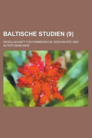 Cover of Baltische Studien (9)