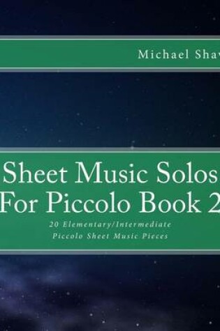 Cover of Sheet Music Solos For Piccolo Book 2