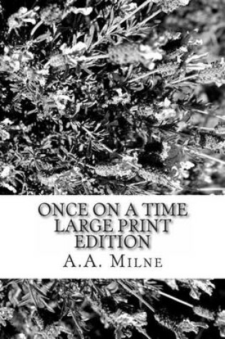 Cover of Once on a Time Large Print Edition