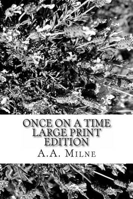 Book cover for Once on a Time Large Print Edition