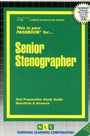 Cover of Senior Stenographer